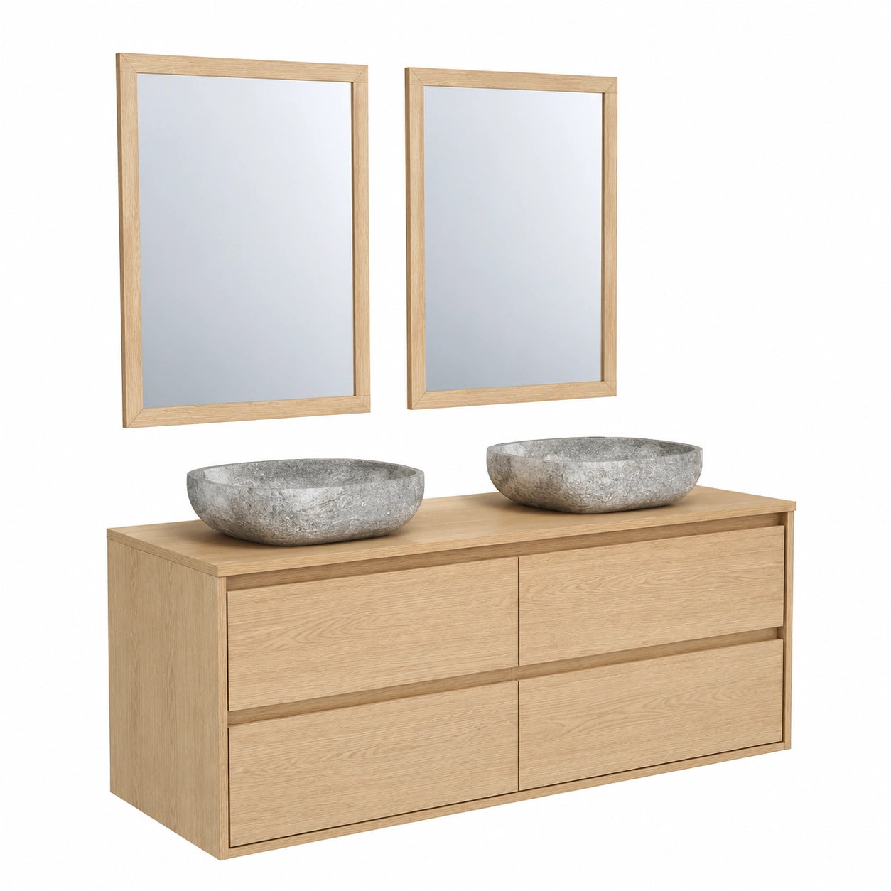 Ensemble de meubles de salle de bain, en chêne, pour la salle de bain
