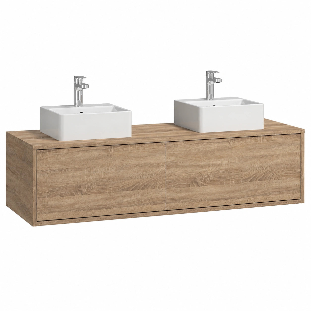 Ensemble de meubles de salle de bain, coloris naturel, pour la salle de bain