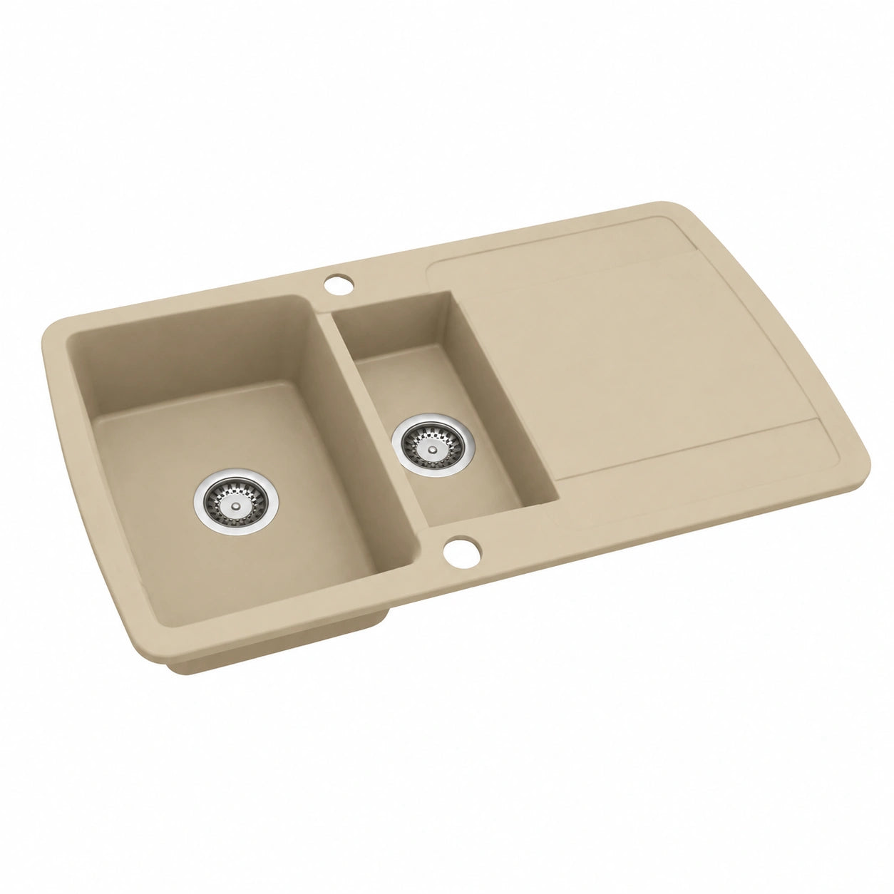 Ensemble de meubles de salle de bain, 96 x 50 cm, coloris beige, pour la salle de bain