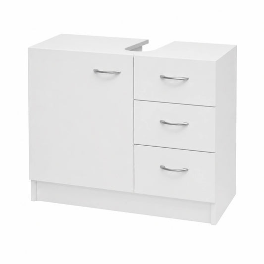 Meuble polyvalent, avec rangement, coloris blanc, pour les espaces de vie