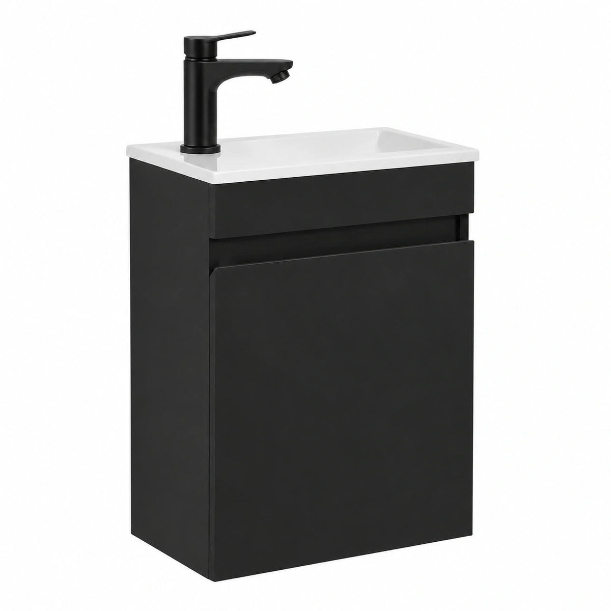 Ensemble de meubles de salle de bain, coloris noir, pour la salle de bain