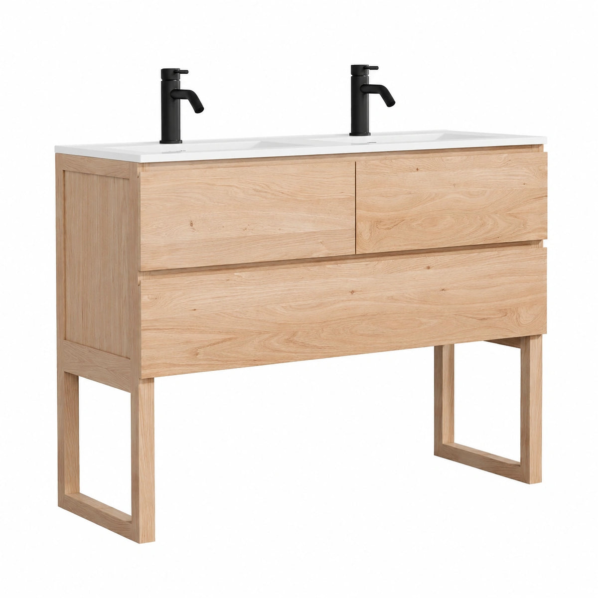 Robinet extérieur, en chêne, coloris naturel, pour le jardin ou la terrasse