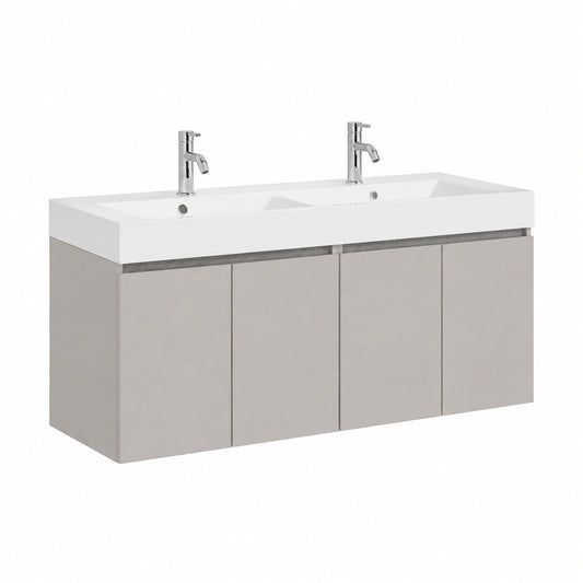 Ensemble de meubles de salle de bain, avec portes, pour la salle de bain