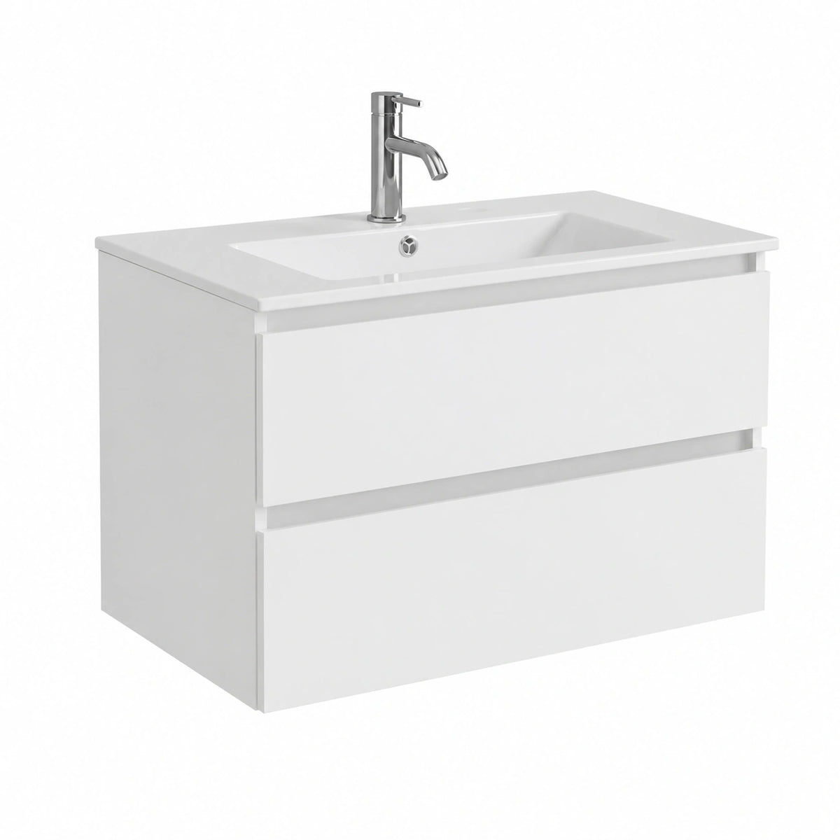Ensemble de meubles de salle de bain, coloris blanc, pour la salle de bain