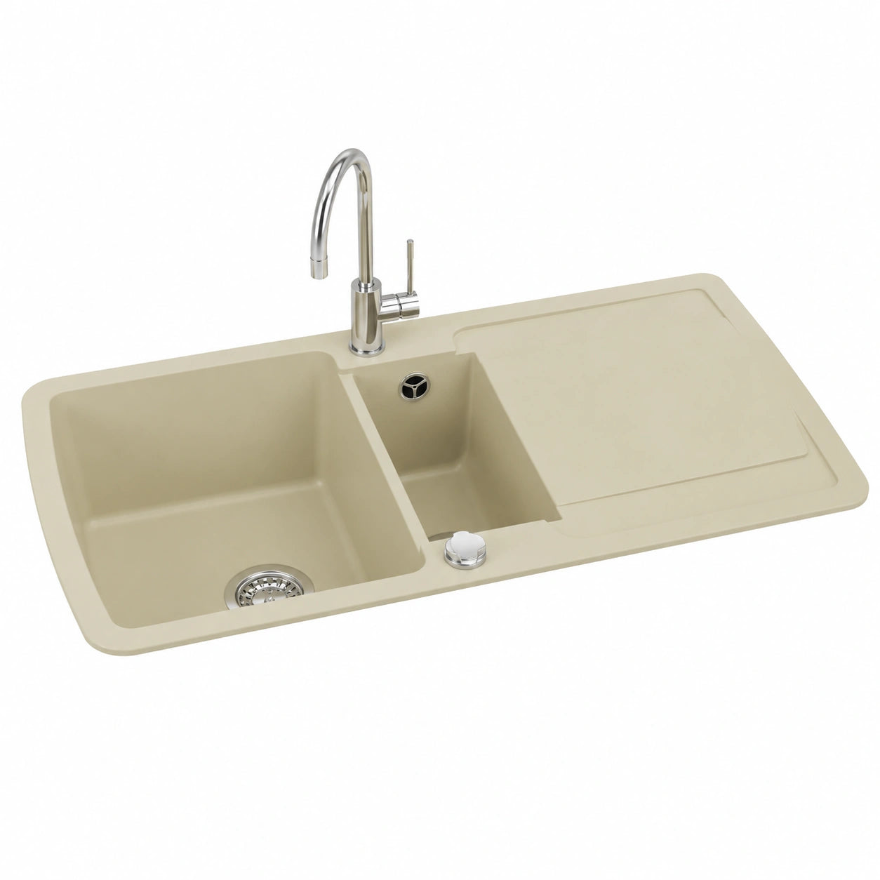 Ensemble de meubles de salle de bain, coloris beige, pour la salle de bain