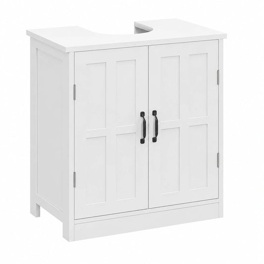 Ensemble de meubles de salle de bain, 60 x 30 x 60 cm, coloris blanc, pour la salle de bain
