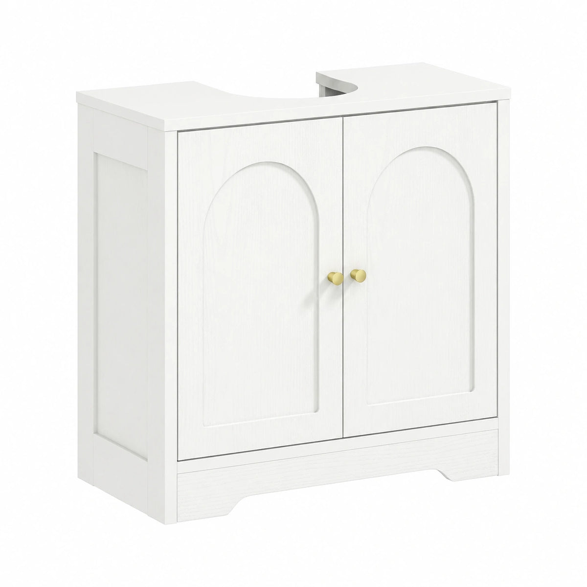 Ensemble de meubles de salle de bain, coloris blanc, 60 x 30 x 65 cm, pour la salle de bain